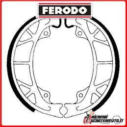 FERODO Brake Shoes  FSB941 MALAGUTI CROSSER CR1 50 1995-1998