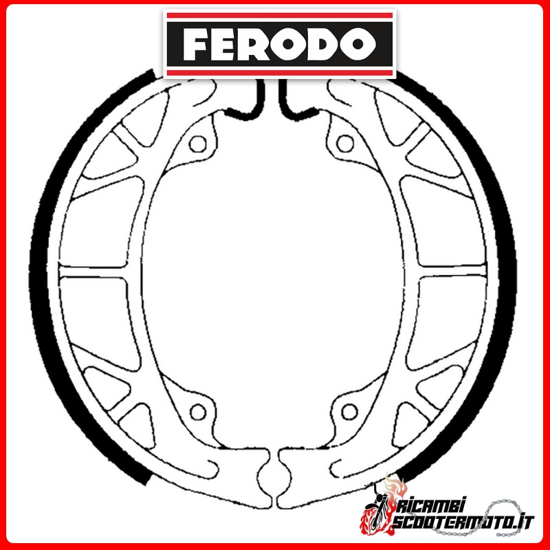 FERODO Brake Shoes  FSB941 MALAGUTI CROSSER CR1 50 1995-1998