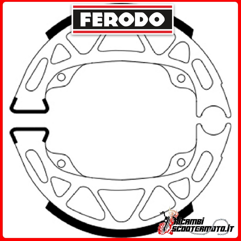 FERODO Brake Shoes  FSB952 PIAGGIO CIAO MIX TEEN 50 1996-2001