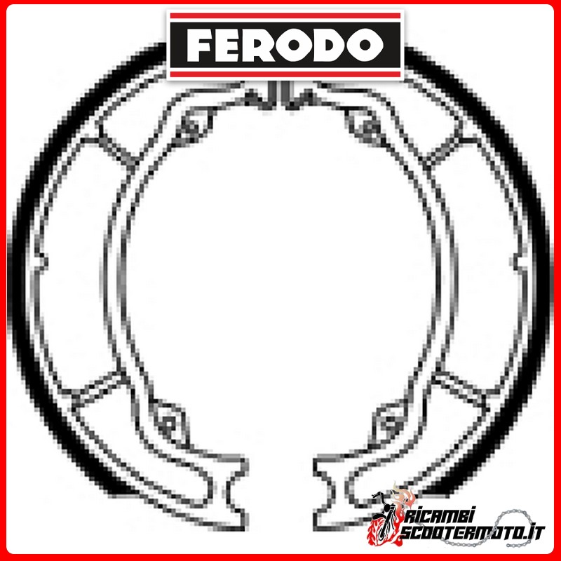 Mâchoires de frein FERODO  FSB960 SYM ATTILA 150 2000-2001