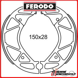 FERODO Bremsbacken  FSB967 MBK NXC CYGNUS X 125 2004-2006