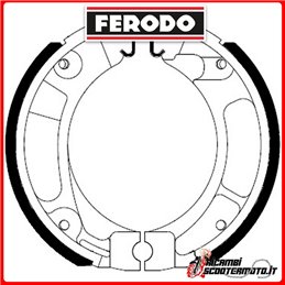 Bremsbacken FERODO ECO  FSB705A HONDA C 90 CUB 1993