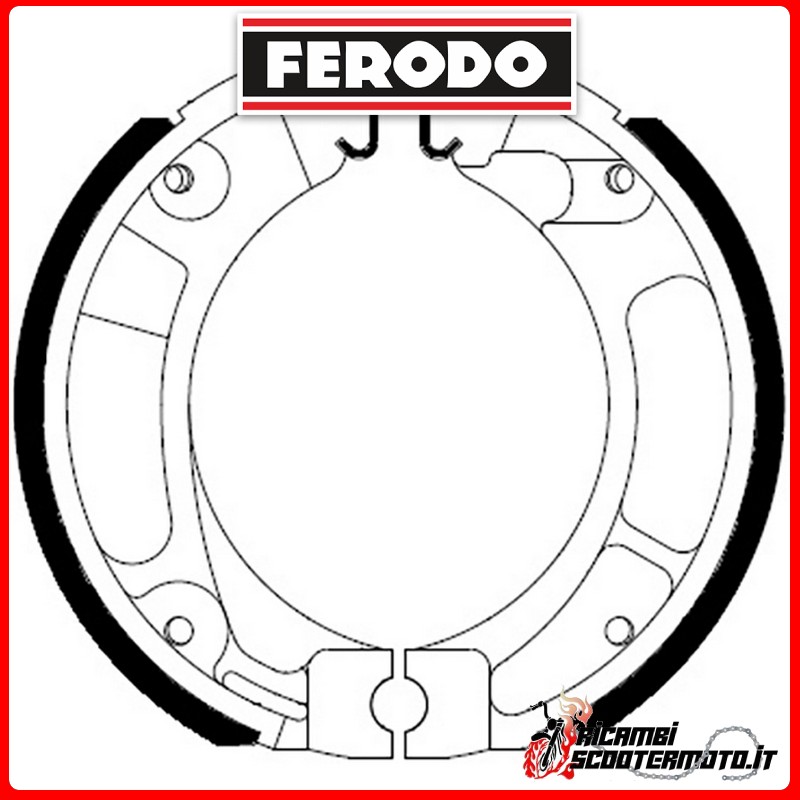 Ganasce freno FERODO ECO FSB705A HONDA C 90 CUB 1993