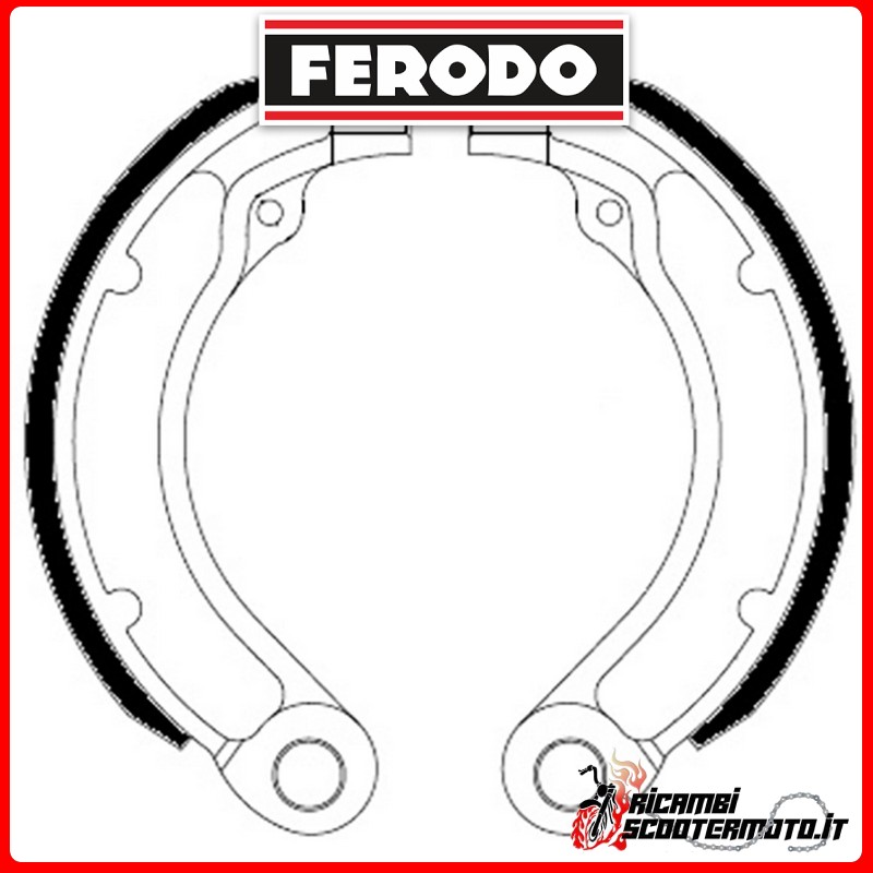 FERODO ECO Brake Shoes  FSB873A PIAGGIO VESPA 125 1955-1965