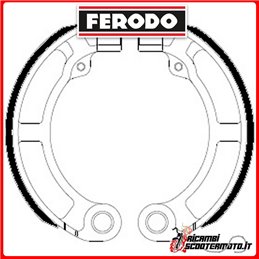 Zapatas de freno FERODO ECO  FSB885A PIAGGIO VESPA 50 1963-1983