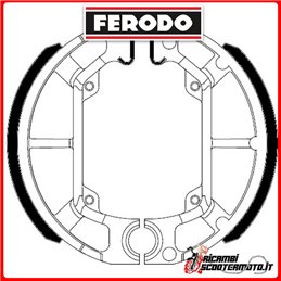 Zapatas de freno FERODO ECO  FSB895A PIAGGIO NRG 50 1994-1996