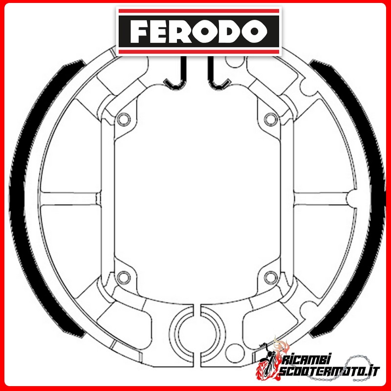 Zapatas de freno FERODO ECO FSB895A PIAGGIO NRG 50 1994-1996 Zapatas de freno FERODO ECO FSB895A PIAGGIO NRG 50 1994-1996
