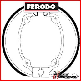 Zapatas de freno FERODO ECO  FSB958A MALAGUTI CIAK 125 2000-2001