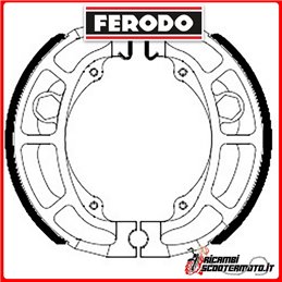 Zapatas de freno FERODO ECO  FSB777A ATALA-RIZZATO AT10 50 AC BYTE 1997-2001