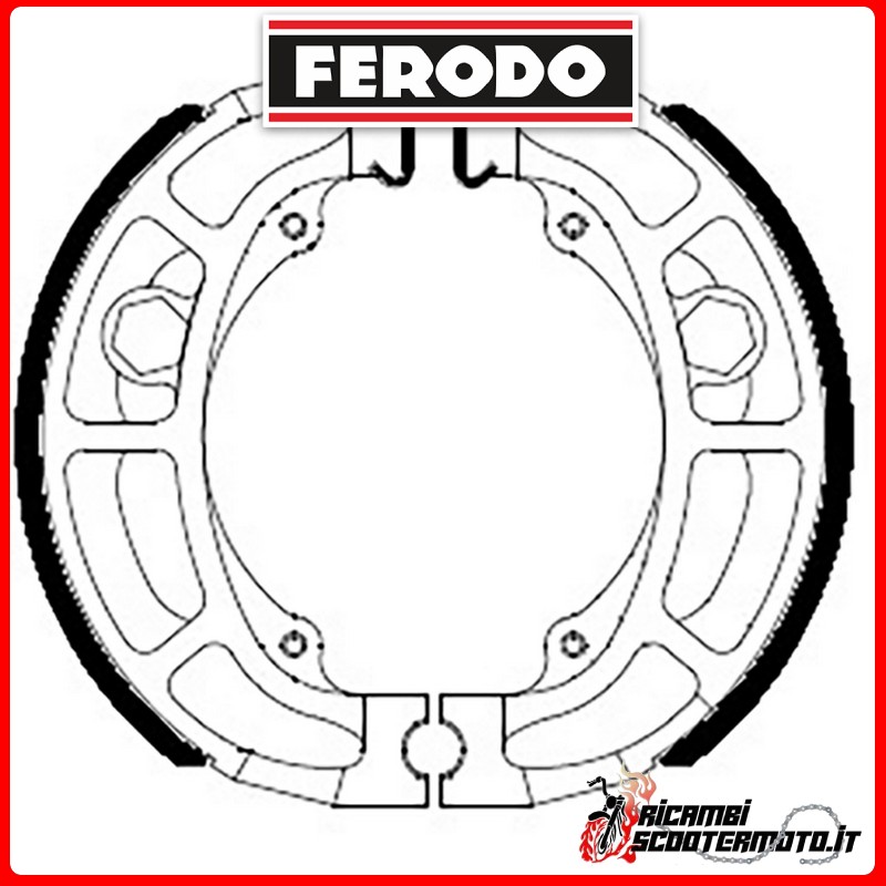 Ganasce Freno FERODO ECO FSB777A ATALA-RIZZATO AT10 50 AC BYTE 1997-2001