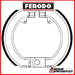 Zapatas de freno FERODO ECO  FSB869A PIAGGIO VESPA GS 160 1962-1964