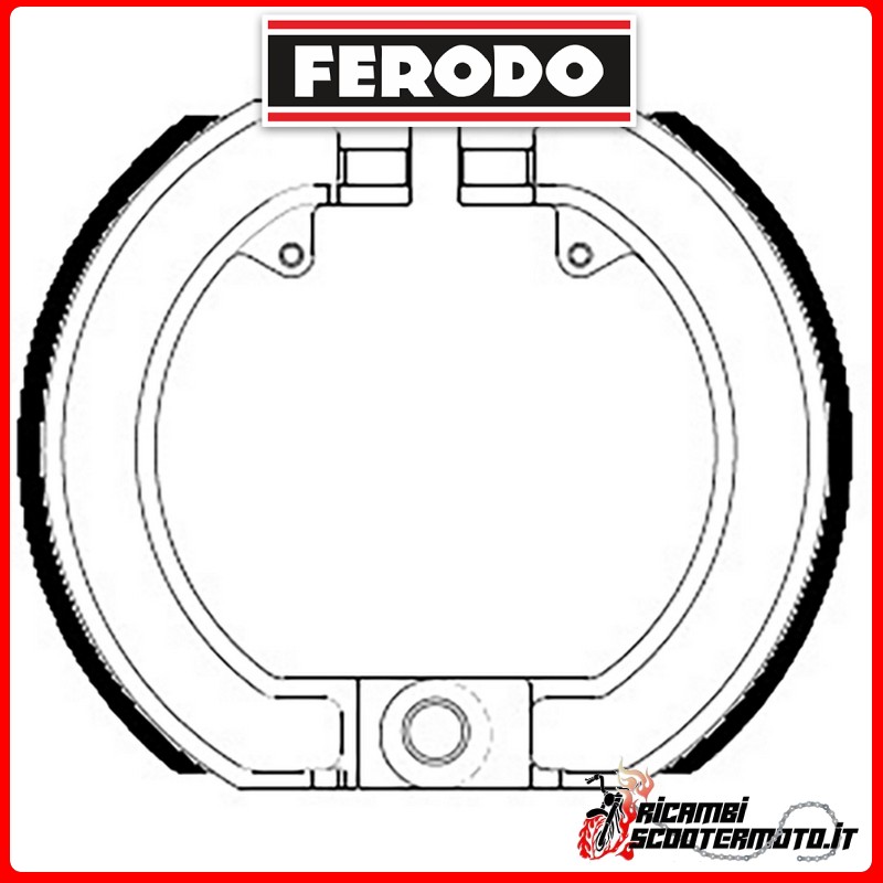 Zapatas de freno FERODO ECO  FSB869A PIAGGIO VESPA GS 160 1962-1964