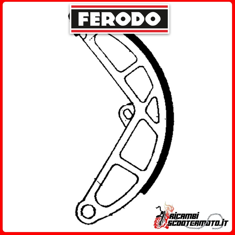 Bremsbacken FERODO ECO  FSB889A PIAGGIO BOSS 50 1988-1989