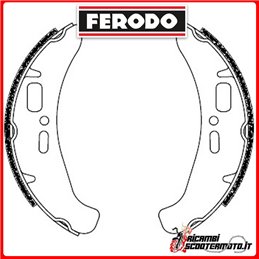 EVOK REAR BRAKE SHOES PIAGGIO COSA 2 125 1991-1997