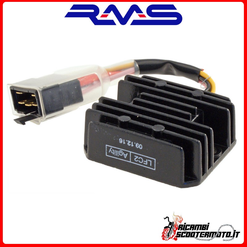 RMS VOLTAGE REGULATOR KYMCO AGILITY 4T R16 50 2008-2009 RMS VOLTAGE REGULATOR KYMCO AGILITY 4T R16 50 2008-2009