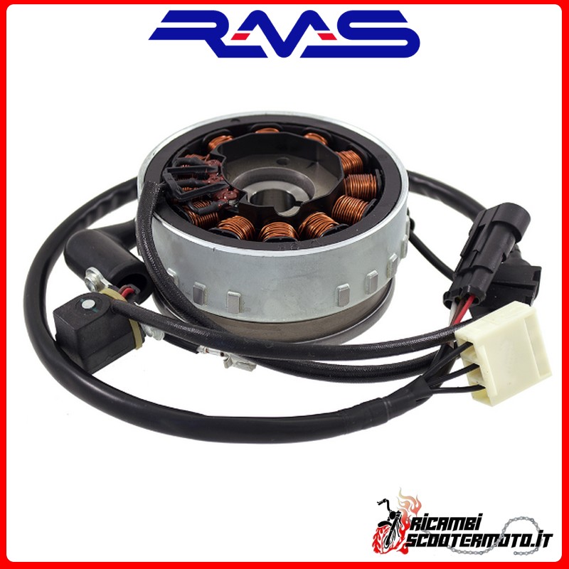 COMPLETE FLYWHEEL RMS PIAGGIO FLY 4T 3V IE EURO3 LEM 125 2012-2013