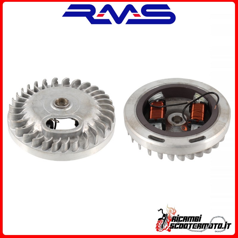 FLYWHEEL COMPLETE WITH COILS RMS PIAGGIO BRAVO ERRE 2 50 1975-1981 FLYWHEEL COMPLETE WITH COILS RMS PIAGGIO BRAVO ERRE 2 50 1975-1981
