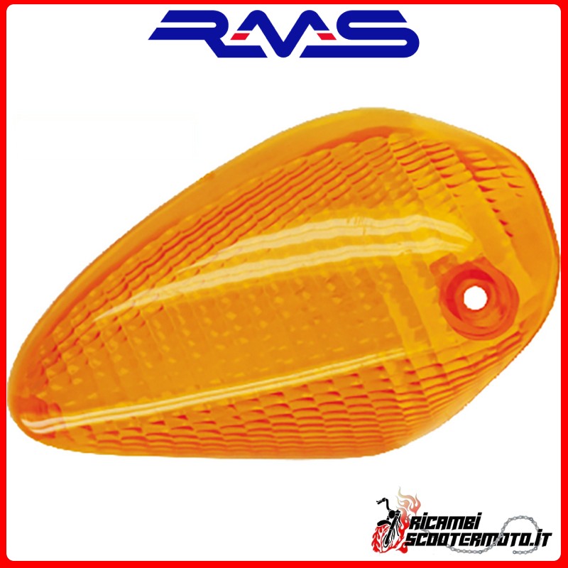LENTILLE DE CLIGNOTANT AVANT GAUCHE RMS PIAGGIO NRG EXTREME 50 1999-2000