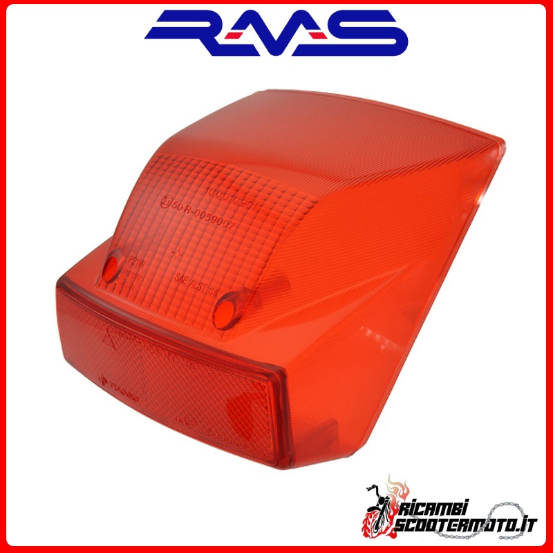 RMS REAR LIGHT LENS PIAGGIO VESPA PX 125 E FRENO A DISCO 1998-2001