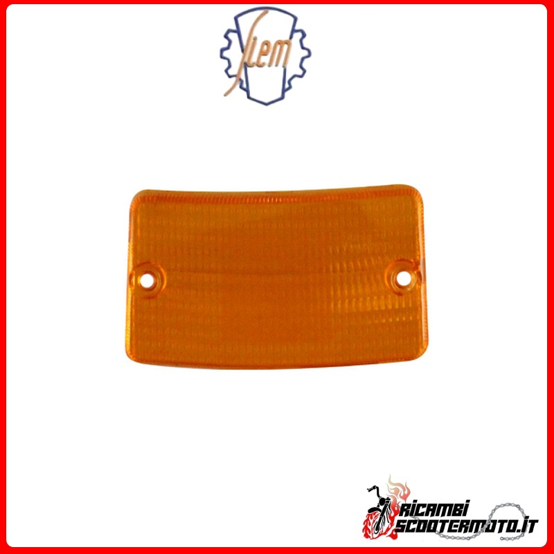 SIEM ORANGE FRONT LEFT TURN SIGNAL LENS PIAGGIO VESPA FL 125 1989-1990