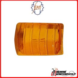 LENTE DE SEÑAL DE GIRO DELANTERA IZQUIERDA NARANJA SIEM PIAGGIO APE TM 220 2009-2016