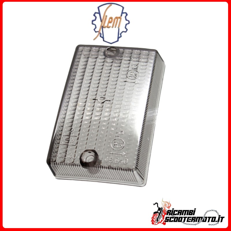 LENTE DE SEÑAL DE GIRO TRASERA DERECHA AHUMADA PIAGGIO VESPA PK 50 1982-1985