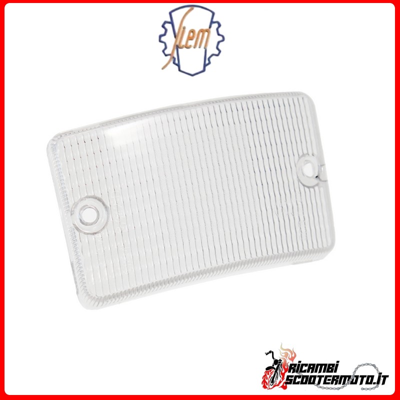 FRONT LEFT RIGHT TURN SIGNAL LENS WHITE SIEM PIAGGIO VESPA 125 FL 1989