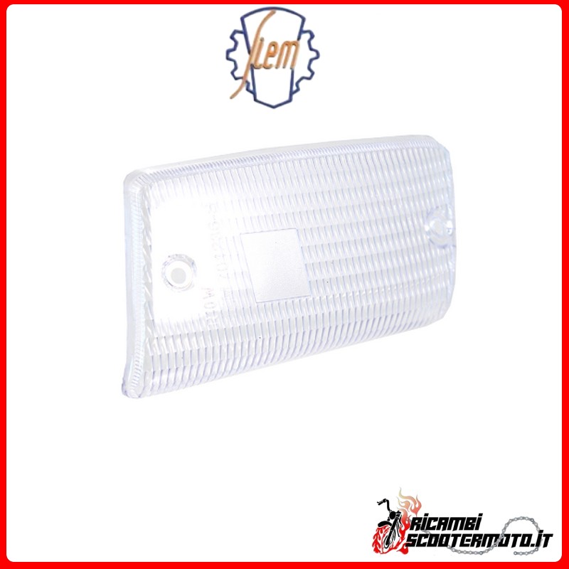 SIEM WHITE LEFT REAR TURN SIGNAL LENS PIAGGIO VESPA 125 FL 1989