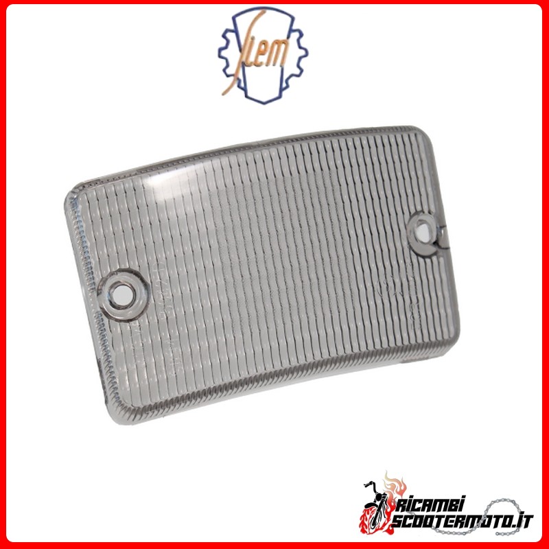 LEFT FRONT TURN SIGNAL LENS SMOKED SIEM PIAGGIO VESPA 125 FL 1989