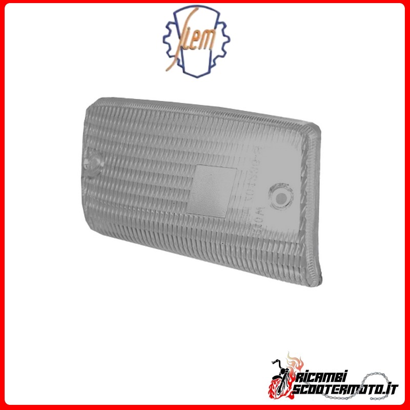 LEFT REAR TURN SIGNAL LENS SMOKED SIEM PIAGGIO VESPA 125 FL 1989