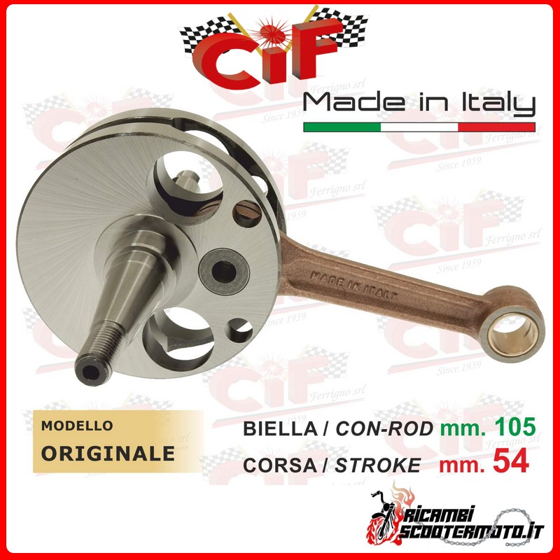 CRANKSHAFT PIAGGIO VESPA 125 VN2