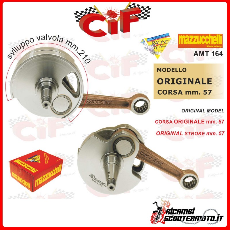 CRANKSHAFT PIAGGIO VESPA PE 200