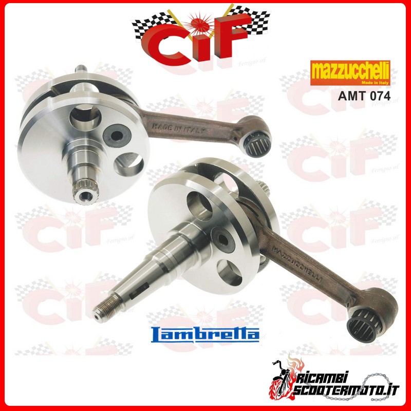 CRANKSHAFT LAMBRETTA 125 150 LI 2ª SERIE
