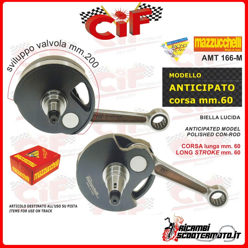 CRANKSHAFT PIAGGIO VESPA PE 200