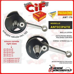 CRANKSHAFT PIAGGIO VESPA PK 125 XL