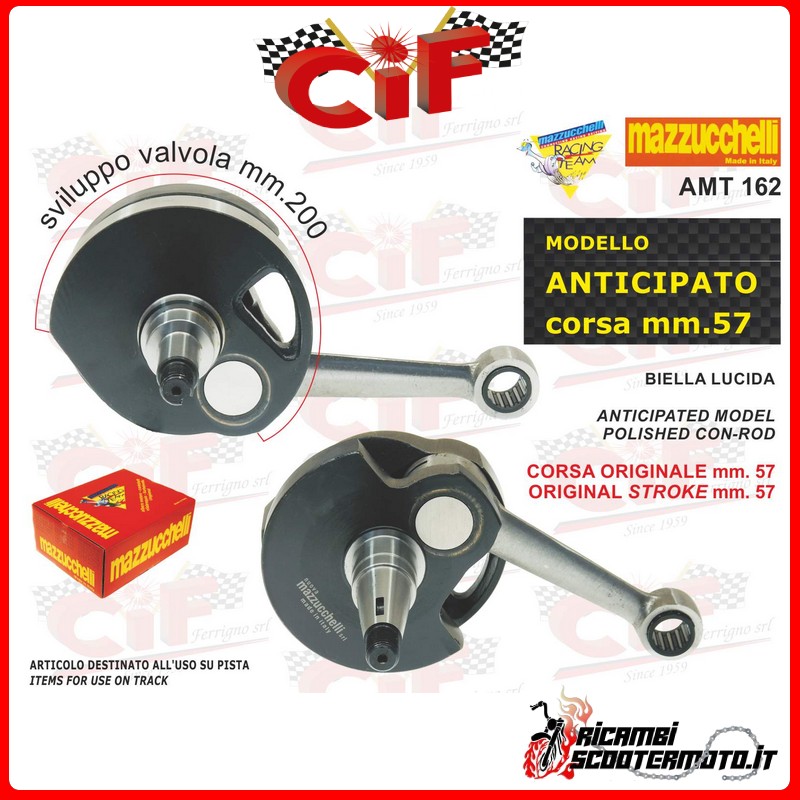 CRANKSHAFT PIAGGIO VESPA PX 125-150