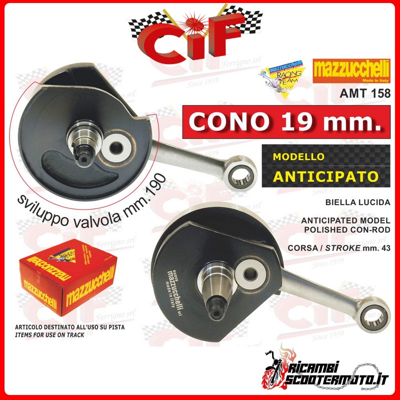 CRANKSHAFT PIAGGIO PIAGGIO VESPA 50 R L N S 1963 1984