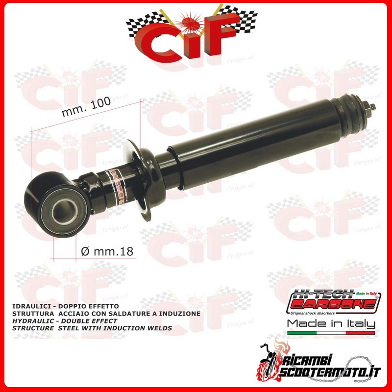 FRONT SHOCK ABSORBER PIAGGIO APE CAR - MAX DIESEL 420 (1986-1996) FRONT SHOCK ABSORBER PIAGGIO APE CAR - MAX DIESEL 420 (1986-1996)