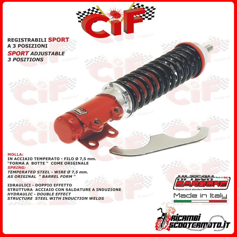 FRONT SHOCK ABSORBER PIAGGIO VESPA PK 125