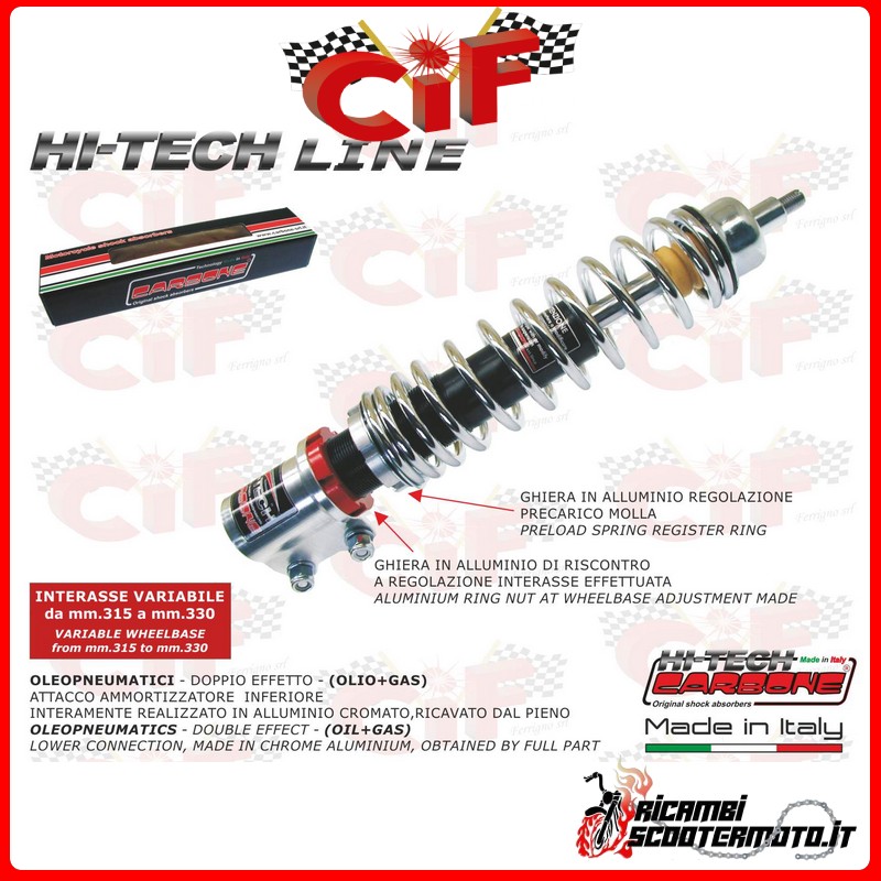 VORDERER STOSSDÄMPFER PIAGGIO VESPA LML STAR 125-150-200 2T/4T