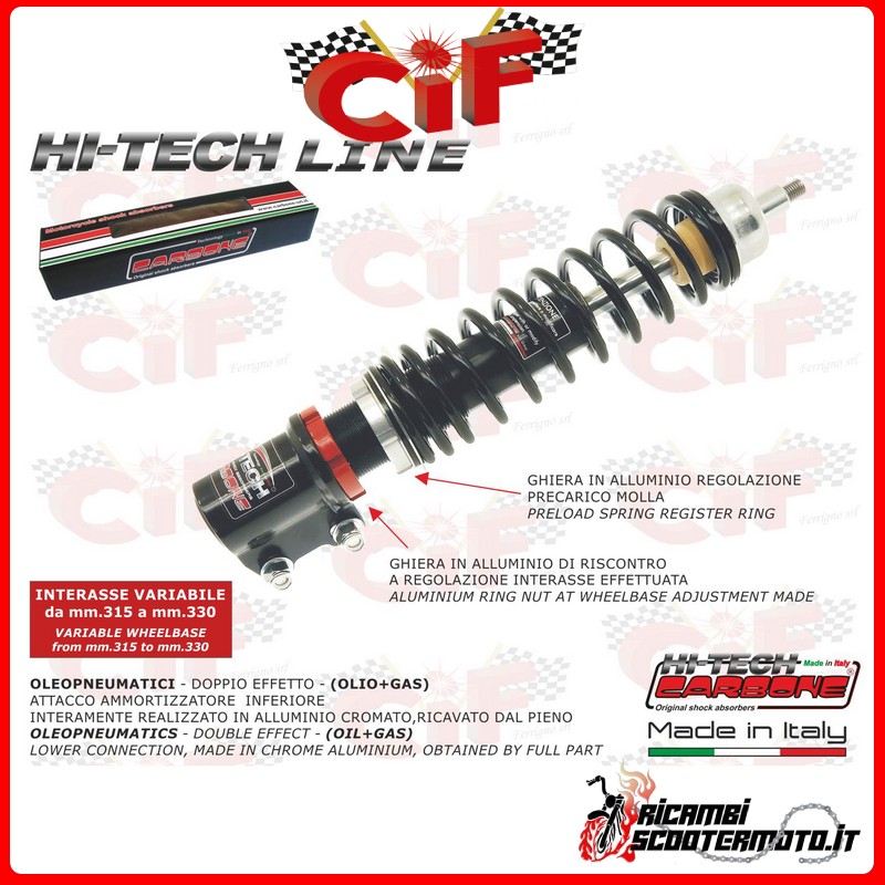 FRONT SHOCK ABSORBER PIAGGIO VESPA PX FRONT SHOCK ABSORBER PIAGGIO VESPA PX