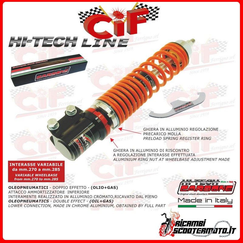 FRONT SHOCK ABSORBER PIAGGIO VESPA GT/GTV 125-200 FRONT SHOCK ABSORBER PIAGGIO VESPA GT/GTV 125-200