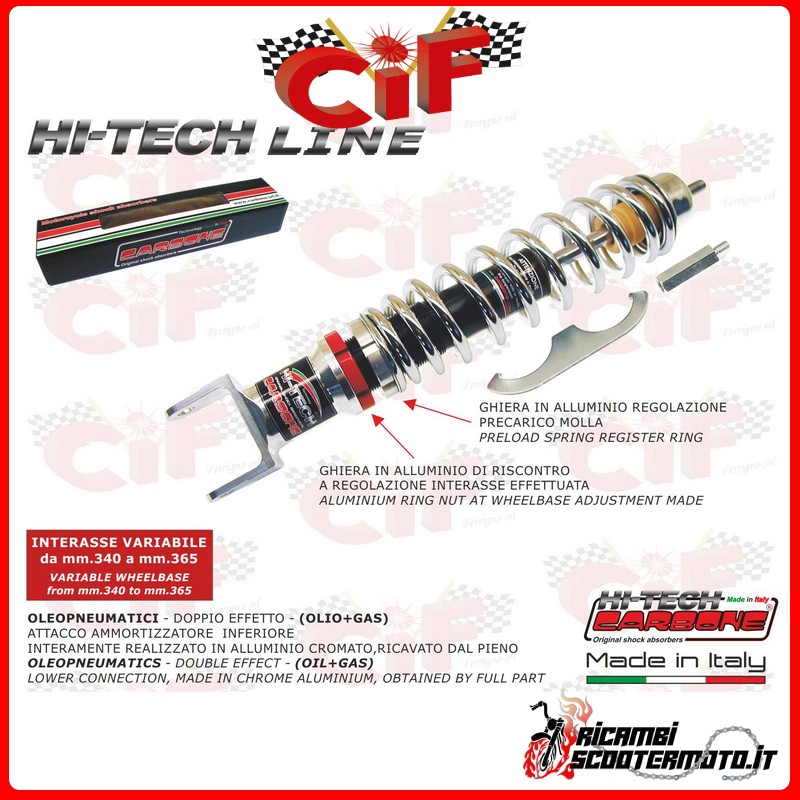 FRONT SHOCK ABSORBER PIAGGIO VESPA LML STAR 125-150-200 2T