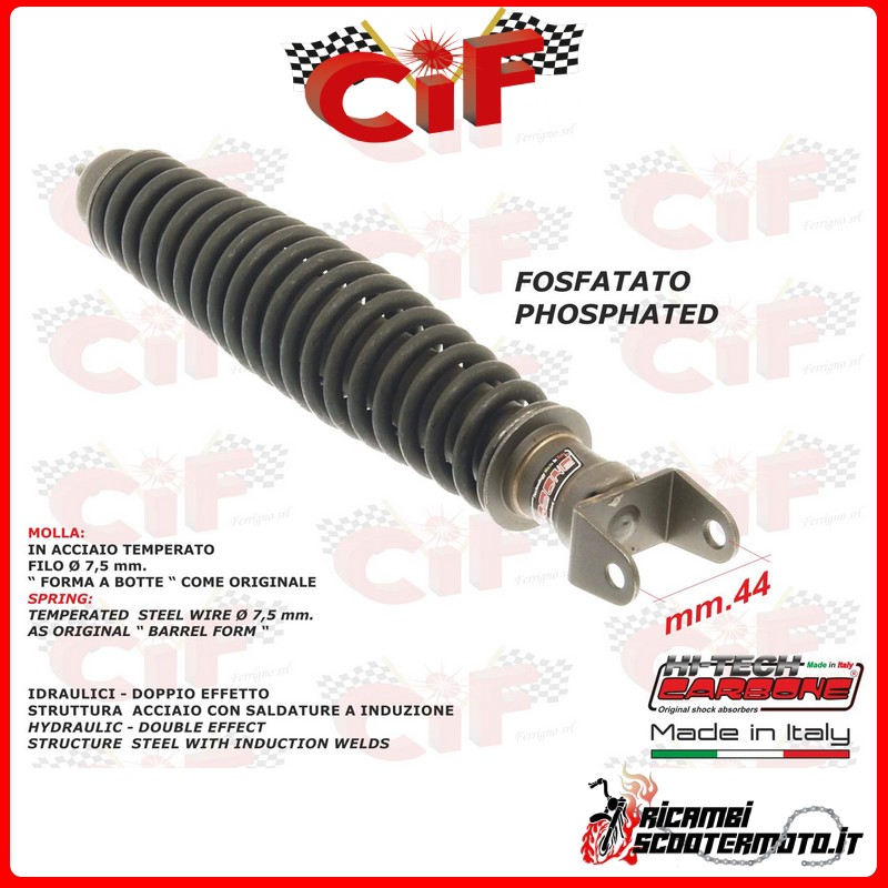 FRONT SHOCK ABSORBER PIAGGIO VESPA 125 DAL/FROM 1958 AL/TO 1966 FRONT SHOCK ABSORBER PIAGGIO VESPA 125 DAL/FROM 1958 AL/TO 1966