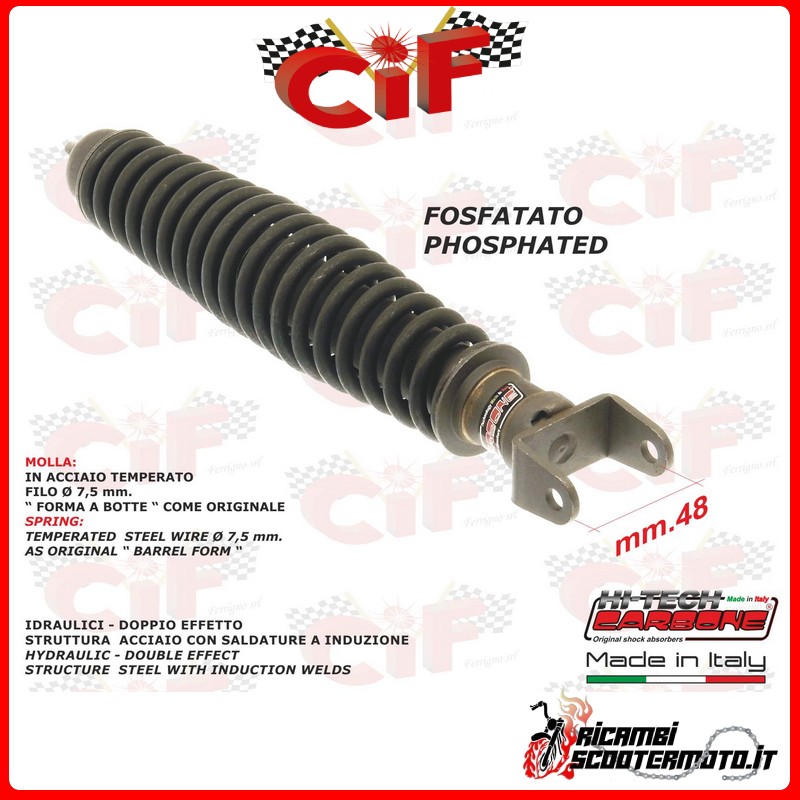 FRONT SHOCK ABSORBER PIAGGIO VESPA 150 DAL /SINCE 1959 (VBA-VBB1/2) FRONT SHOCK ABSORBER PIAGGIO VESPA 150 DAL /SINCE 1959 (VBA-VBB1/2)