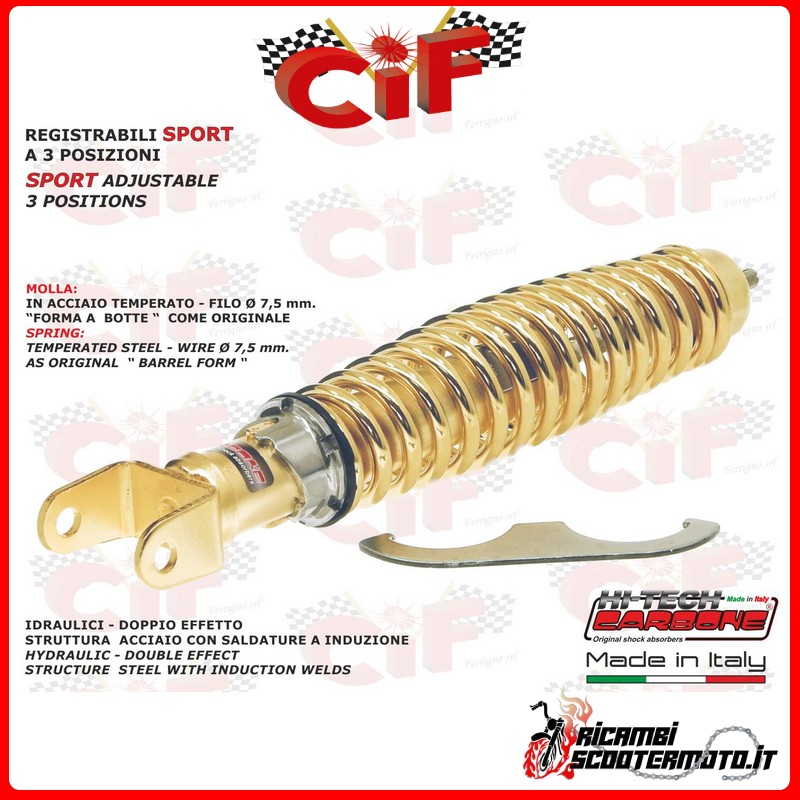 FRONT SHOCK ABSORBER PIAGGIO VESPA 50 N/R (V5A1) DAL 1963 AL 1983 FRONT SHOCK ABSORBER PIAGGIO VESPA 50 N/R (V5A1) DAL 1963 AL 1983