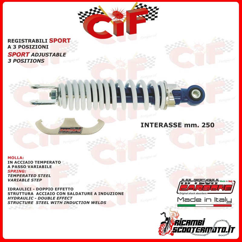 AMORTIGUADOR DELANTERO MALAGUTI F10 - YESTERDAY - F12 PHANTOOM