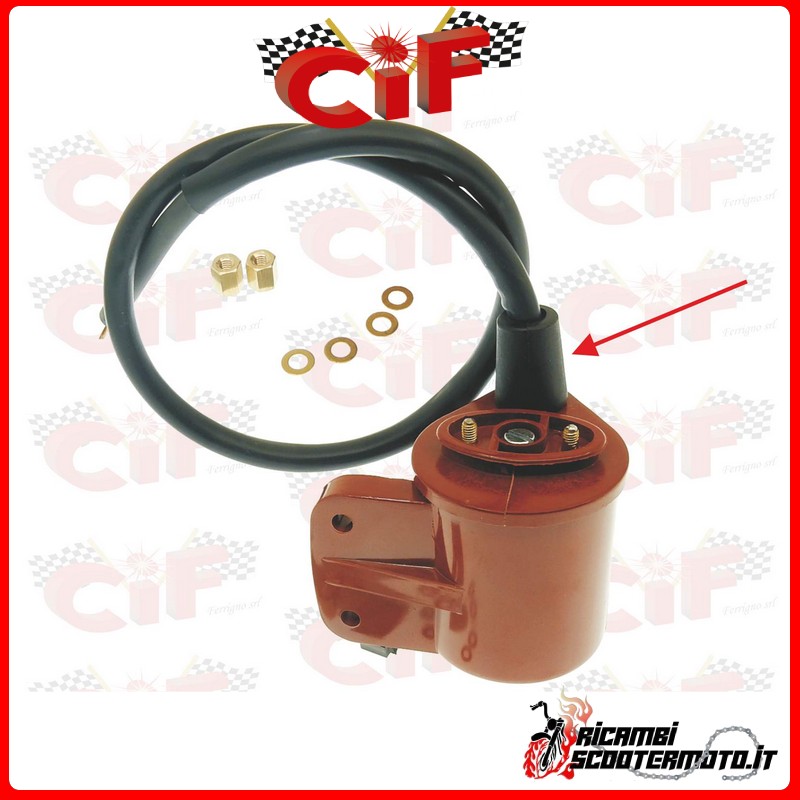 BOBINE D'ALLUMAGE EXTERNE PIAGGIO VESPA GS 160  (VSB1T)  (1962->1965)