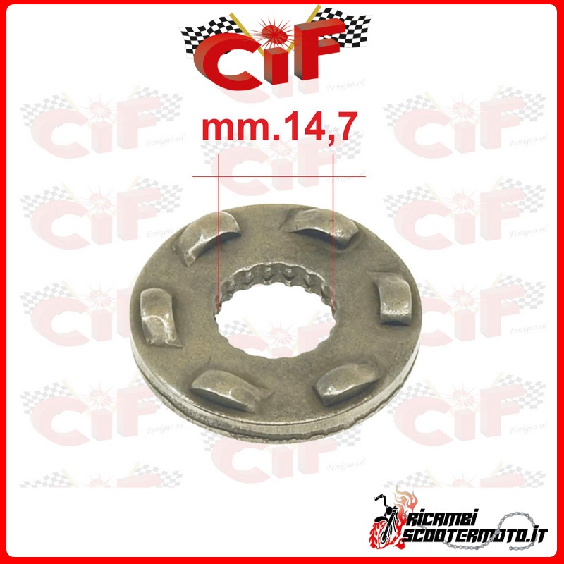 TOOTHED STARTER BUSHING LARGE HOLE PIAGGIO HEXAGON LX4 125 (1998-1999) TOOTHED STARTER BUSHING LARGE HOLE PIAGGIO HEXAGON LX4 125 (1998-1999)