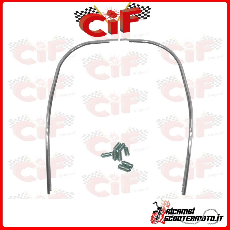 BORD DE BOUCLIER EN ACIER CHROMÉ PIAGGIO VESPA GS 150  (VS2/3/4/5)